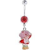 Strawberry Shortcake ORIGINAL Ruby Red GEM Dangle Belly Ring