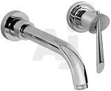 Graff Signature Collection G2830LM25WBN Atria Single Lever Wall-Mounted Lavatory Faucet with 8 Spout, 2-1/4 Height and ADA Compliant: Brushed Nickel