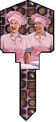 I Love Lucy Chocolate Factory Kwikset KW11 House Key
