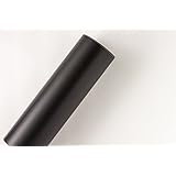 12" x 10 ft Roll of Matte Oracal 631 Black Repositionable Adhesive-Backed Vinyl for Craft Cutters, Punches and Vinyl Sign Cutters by VinylXSticker