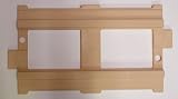 Peg Perego - Beige Straight Train Track (6 Pack)