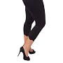 Black Lace Trim Leggings