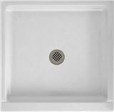 Swanstone R3232 Single Threshold Shower Floor, Bone