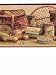 Timber Creek Lodge Bass Fishing Fish Tackle Bait Net Wallpaper Border