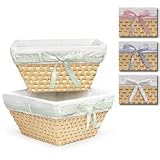 Badger Basket Natural Basket with Sage Gingham Liner