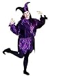 Jester in Plus Size (different than pictured - see details) Solid Purple/Black in Polyester