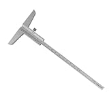 uxcell カリパス　バーニヤカリパス　シルバートーン　メタル製 150mm深さ　高品質