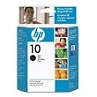 HP 10 Black Ink Cartridge in Retail Packaging
