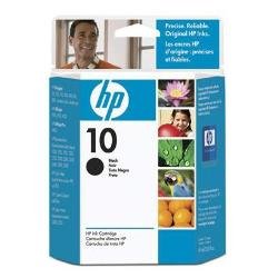 HP 10 Black Ink Cartridge in Retail Packaging