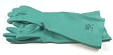 Ansell 37-185 Chemical Resistant Unlined 22mil Textured Palm Nitrile Gloves, Size 10, Sold by pair