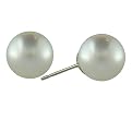 6mm Akoya Pearl Stud Earrings in 14K Yellow Gold Setting
