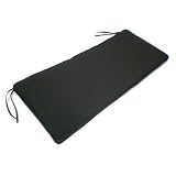 43-Inch Bench Cushion, Black