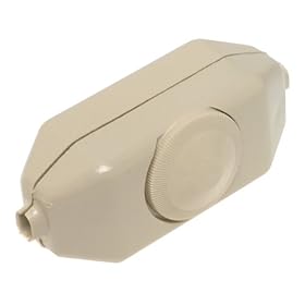 Click here to buy Leviton #L01-06250-03I Ivory 200W Cord Dimmer by LEVITON MFG CO.