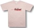 SUBLIME - Shadow Logo - Gray T-shirt