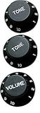 STRAT  KNOB SET BLACK