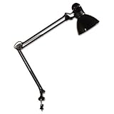 Ledu Opti Series Swing Arm Incandescent Lamp 30in Reach Black Multipurpose  ....
