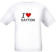 I LOVE DAYTON - City-series - White T-shirt