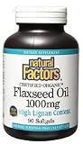 90 Flax Oil 1000mg - 90/90 - Twin Pack