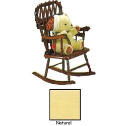 Baby: Angel Line Jenny Lind Rocking Chair Finish. Natural