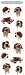 Kitchen & Housewares : THE DOG Artlist - Mini Cavalier King Charles Spaniel Stickers
