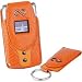 Boa Orange Leather Case for Motorola V3