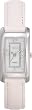Timex 2K121 Women's Silver-Tone Dress Watch with Pastel Pink genuine Leather Band