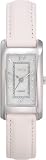 Timex 2K121 Women's Silver-Tone Dress Watch with Pastel Pink genuine Leather Band