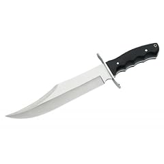 Herbertz Bowie-Messer, AISI 420, Klinge 25 cm, Pakkaholz, Lederscheide