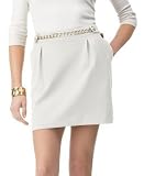 MICHAEL Michael Kors Ponte Miniskirt with Chain Trim