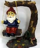 Review   / Garden Gnome On Swing Ornament