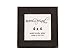 4x4 Solid Wood Made in USA Picture Frame with 1 Inch Border (Gallery Collection) - Black