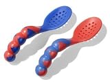 Less Mess Toddler Spoons - Pink / Orange