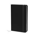 Simple Solid Color Journal / Mini Notepad / Blank Diary / Writing Notebook / Lined Pages Book / Banded Journal / Hardbound with Bookmark (192 Pages, 3.5