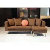 Boom Lucy Sectional, Chocolate
