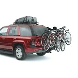 Class III Bike Rack - Universal - black Bike Carrier, 4 Bike, w Tilt Function, 2 Sq.... by Hidden Hitch