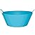 Grasslands Road Caribbean Blue Plastic Party Drink Chiller Tub with Handles
