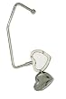 HEART MIRROR PURSE HANGER BAG HOOK FOR TOWEL HAT SCARF BELT BY DESIGNSK