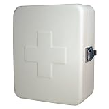 Picture Of White Metal First Aid Box