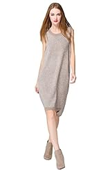 Fitted Sweater Wool/Knit Cocktail Sleeveless Tank Evening Dress/Party Dress/Jumper/Midi Dress 