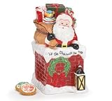 Night Before Christmas Santa Cookie Jar/Food Container