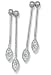 .12CT Round Diamond Dangle Earrings