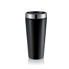 Becher Thermosbecher Thermobecher Isolierbecher auslaufsicher - auslaufdicht schwarz