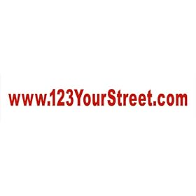 WEB SITE ADDRESS, 6 x 24" Real Estate Rider Sign