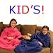 Kids Childrens Snuggie Blanket Snug Fleece Sleeves Rug