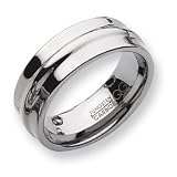 Tungsten 8mm Polished Band TU54-10.5
