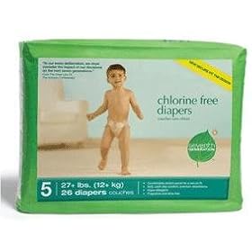 Seventh Generation Baby Diapers Stage 5 4x26