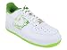 NIKE AIR FORCE 1 ONE WOMENS 315115-118 (7.5, White/White Citron-Chlorophyll)