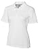 Cutter & Buck Women's DryTec S/S Resolute Polo Shirt, White, Large