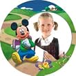 Custom Photo Plate - Mickey Mouse Back To School Photo Plate - Customize Your Mickey Mouse Plate With Your Favorite Photo