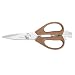 Mundial Olivier Anquier Take-A-Part Kitchen Shears, Brown